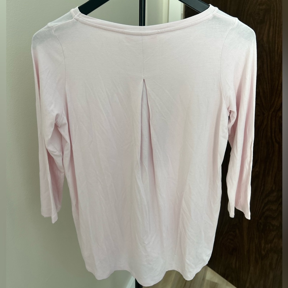 BRAND NEW! Majestic Filatures Deluxe Teeshirt Women's Light Pink Top - Picture 3 of 6